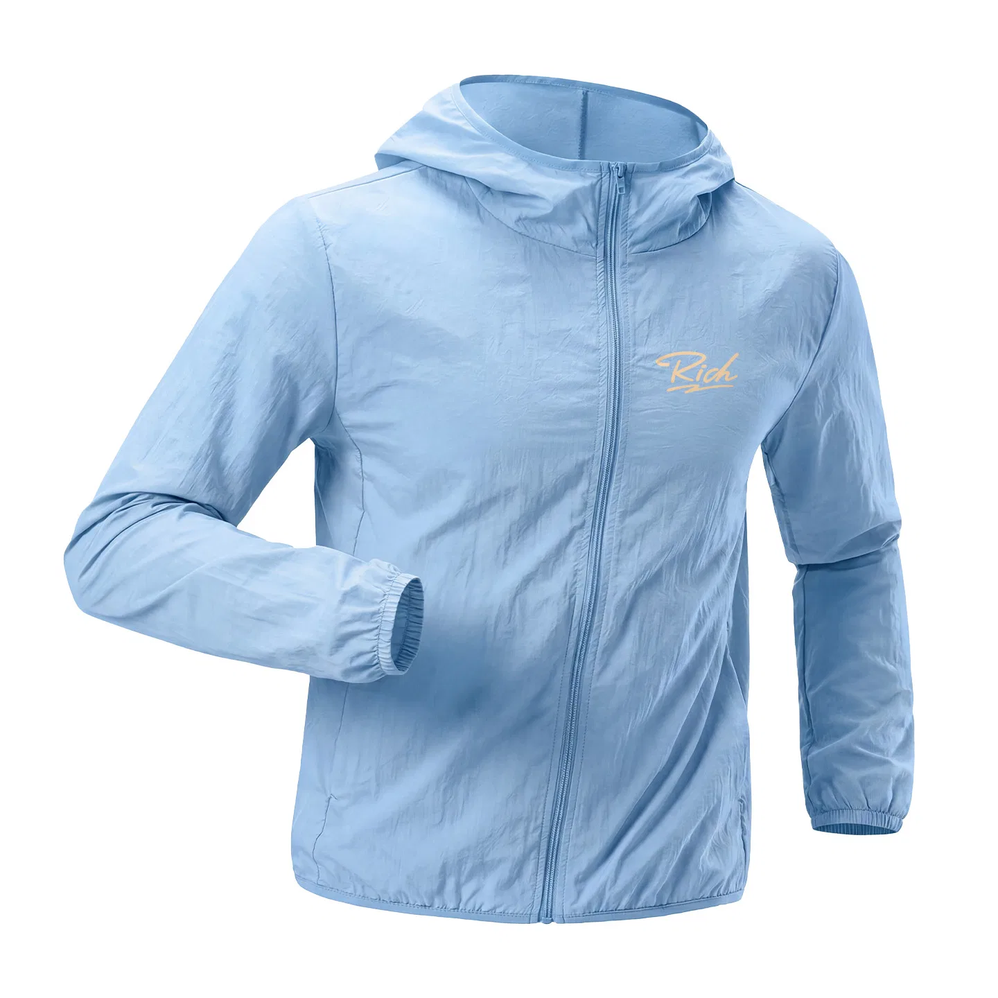 Детская защитная одежда от солнца UPF40+ MINISO, Blue (Ma Ji Ma Sparkling Chest Logo)