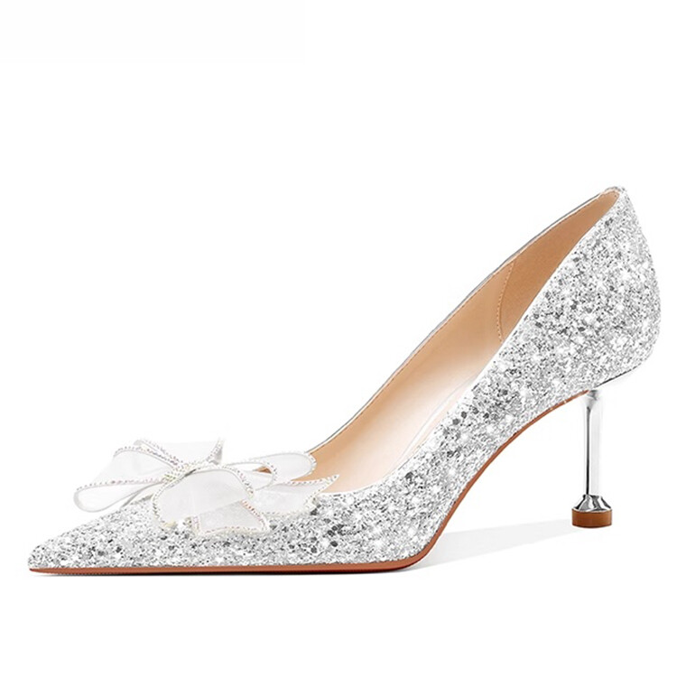 

Туфли женские на высоком каблуке Be Good, цвет 6 cm silver
