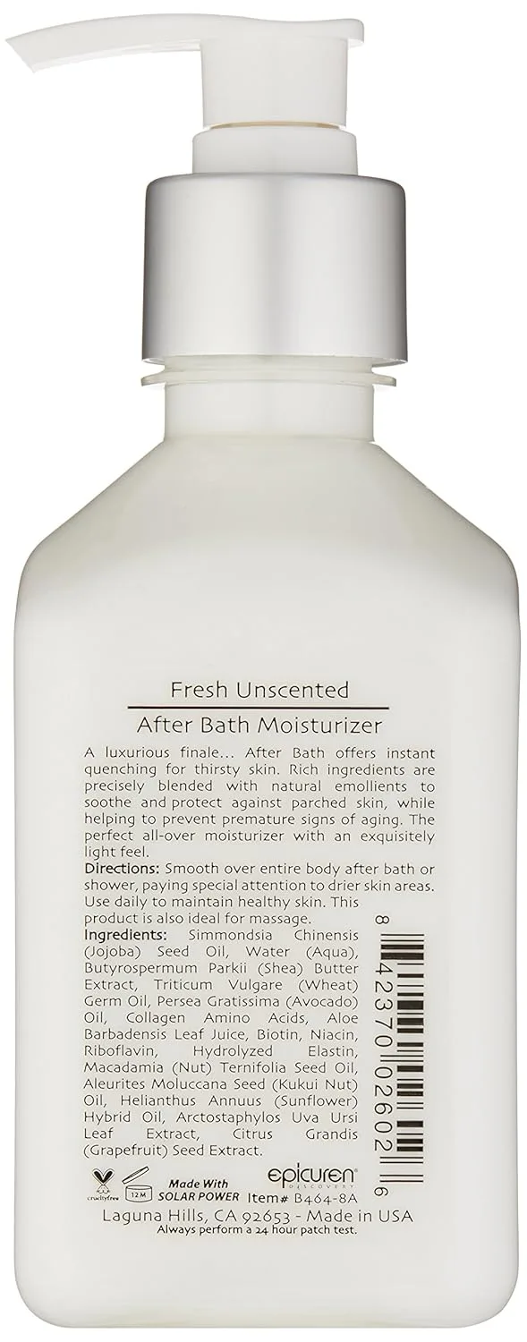 Увлажняющий крем для тела Epicuren Discovery French Lavender After Bath, 2 жидких унции. 237 мл (1 шт.) — фото 2