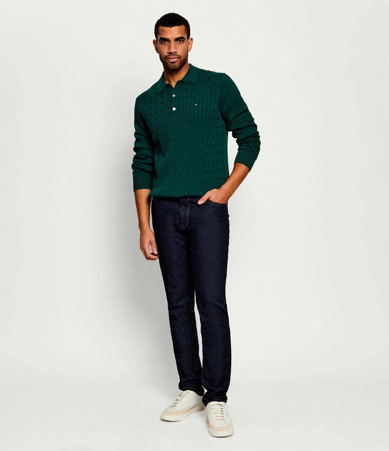 Свитер с молнией Tommy Hilfiger, Verde — фото 2