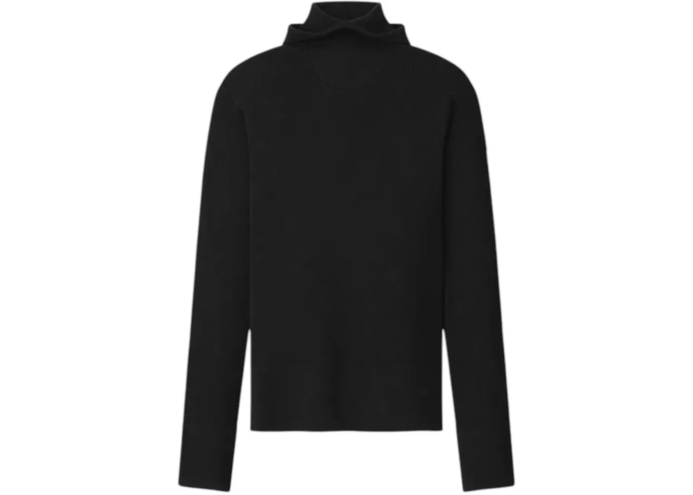 Женский лонгслив с капюшоном и длинным рукавом Fear of God Essentials, Vintage Black — фото 3
