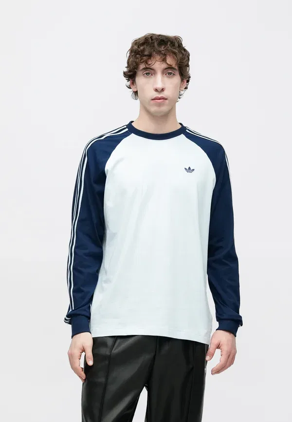 Топ с длинными рукавами Adidas Originals, стальный — фото 4