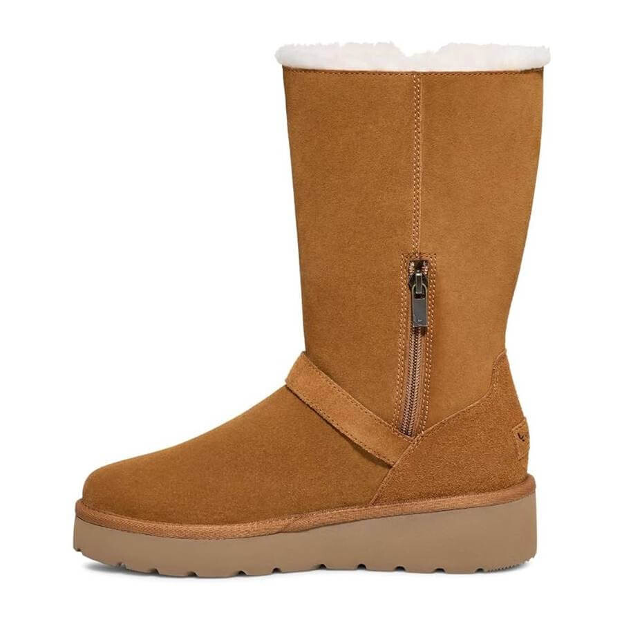 Сапоги женские Koolaburra by UGG высокие с мехом, коричневый — фото 3