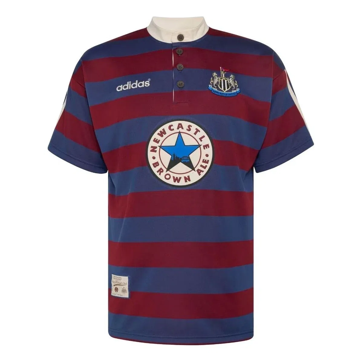 Мужская футболка Newcastle United FC 95/96 Away Jersey Adidas, темно-синий