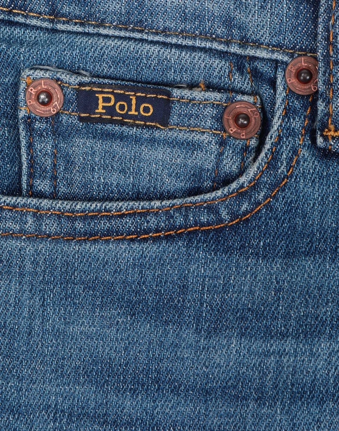 Детские джинсы для мальчиков с брендовым логотипом Sullivan Slim Stretch Jean Polo Ralph Lauren, синий — фото 3