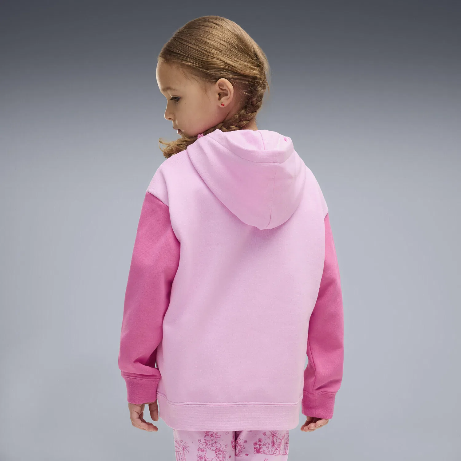 Детское худи для девочек с принтом PUMA x DORA THE EXPLORER, Puma, Malvenfarben — фото 3