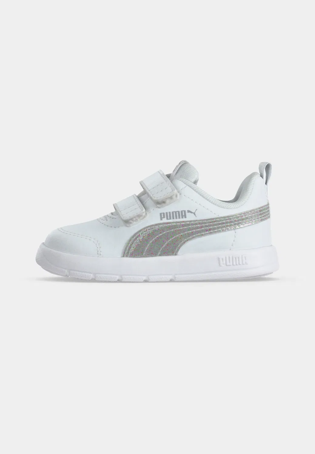 Courtflex унисекс - тренировочная обувь Puma, White/Silver-Coloured — фото 2
