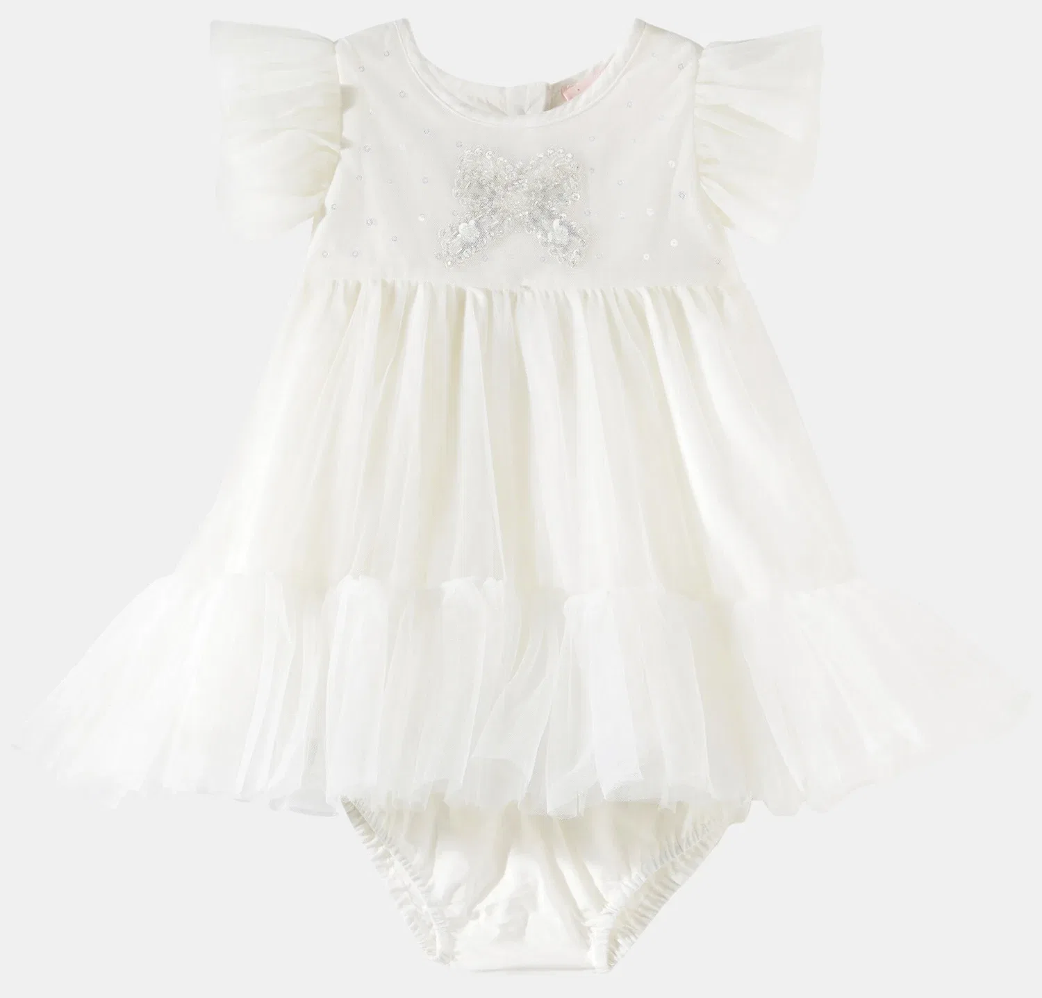 Платье из тюля Baby Wrapped Up Tutu Du Monde, белый — фото 2