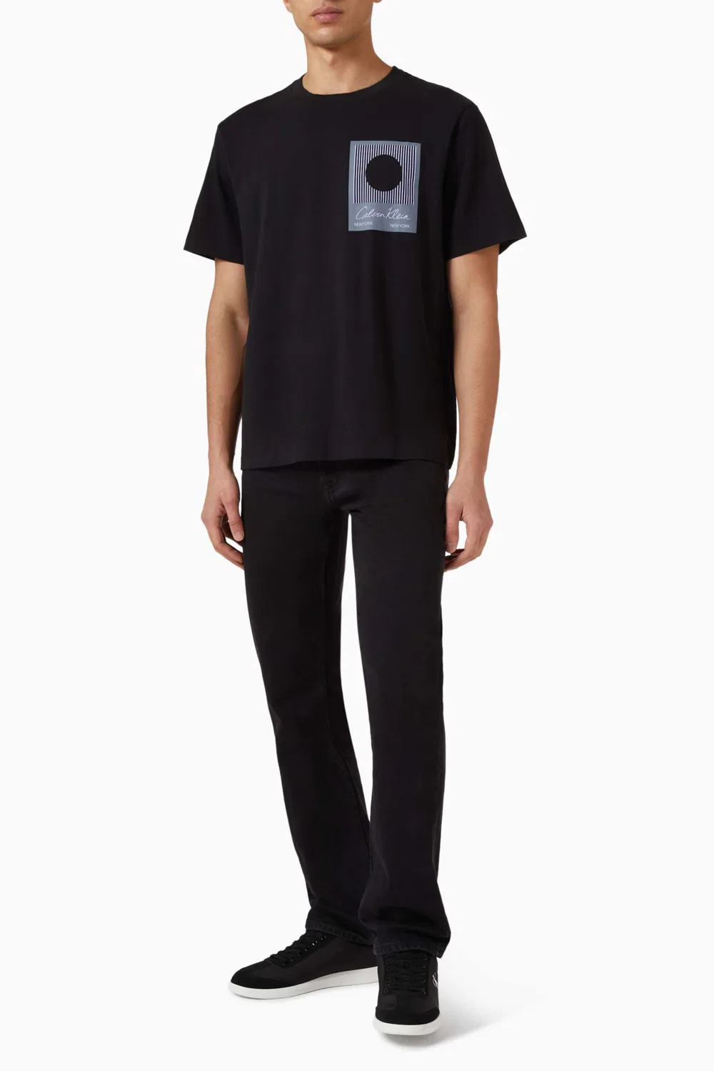 Calvin Klein Футболка с принтом Matches Graphic, черный — фото 2