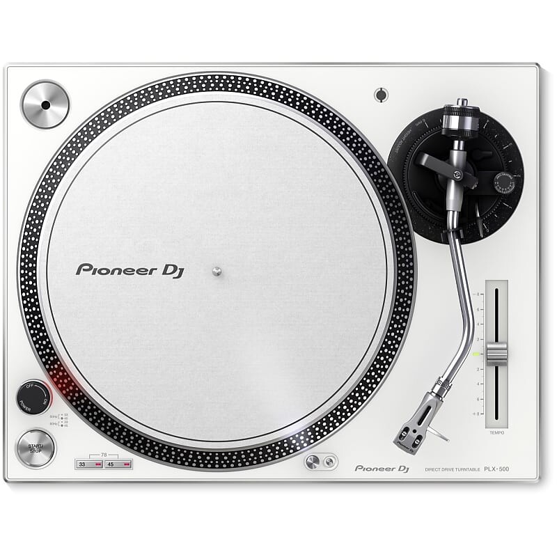 

Pioneer PLX-500 High-Torque, проигрыватель с прямым приводом, белый