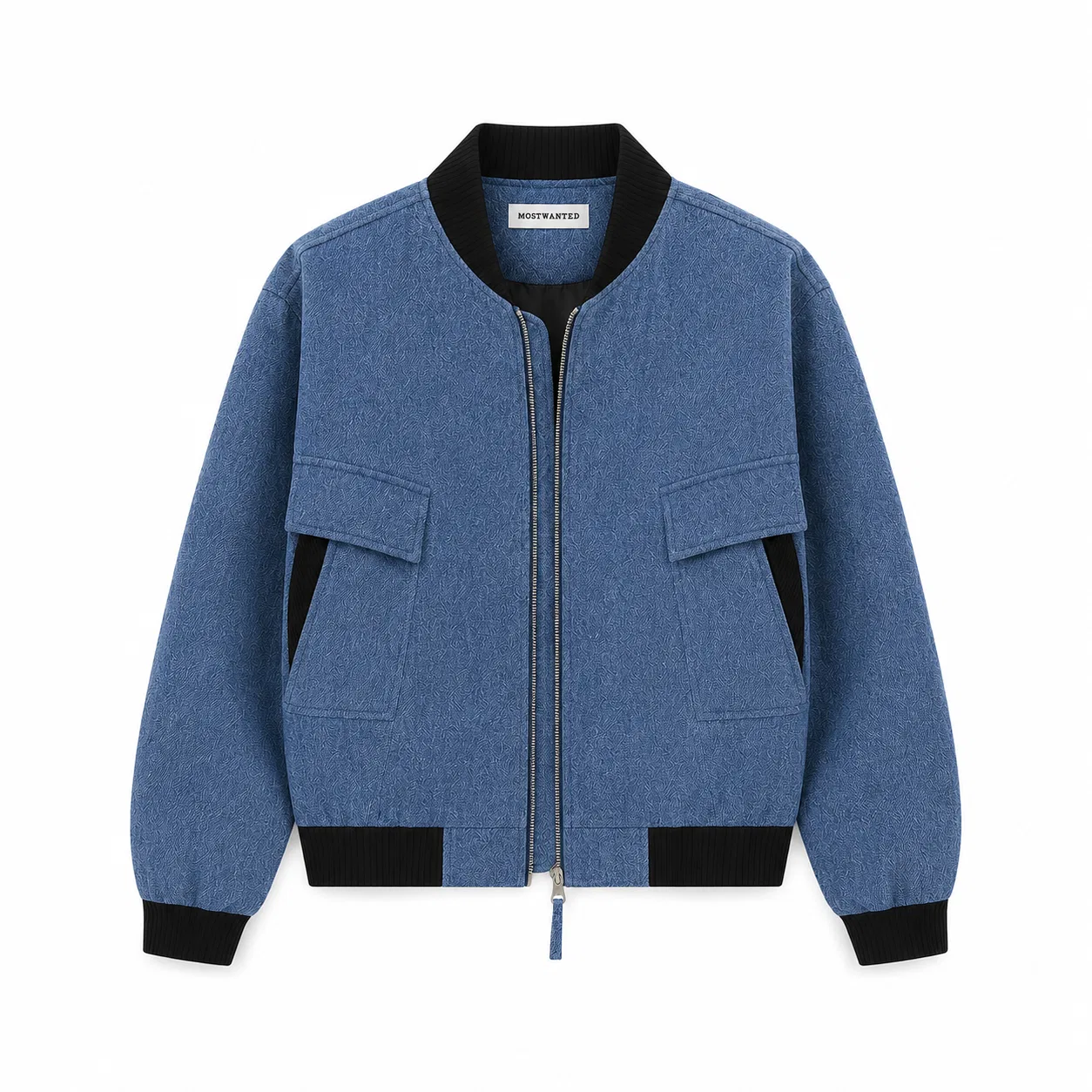 Детская куртка с бейсбольным воротником Other, MostwantedLab, Denim Blue