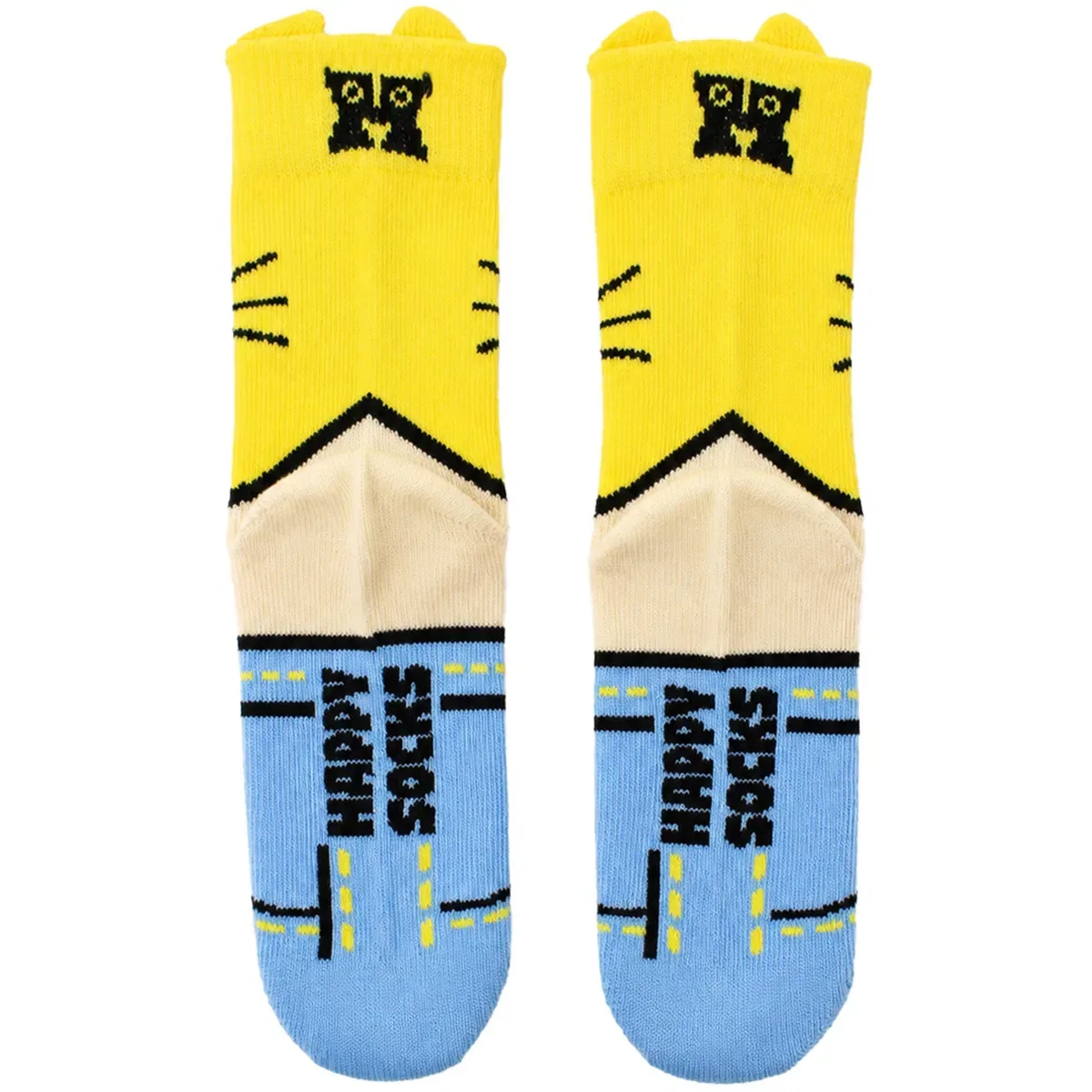 Носки Happy Socks с принтом, Yellow — фото 2