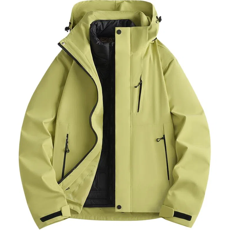 Детский ветрозащитный плащ с капюшоном, утепленный, JEEP SPIRIT, Olive Green