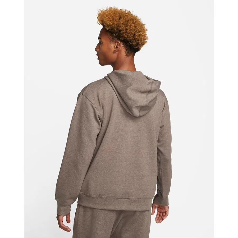 Мужская куртка-худи с принтом Yoga Dri-FIT Nike, Коричневый — фото 3