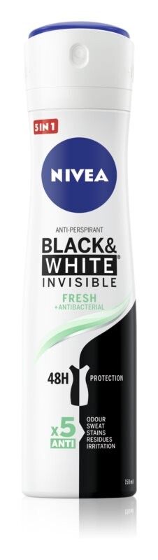 

Спрей-антиперспирант для женщин Nivea Invisible Black & White Fresh