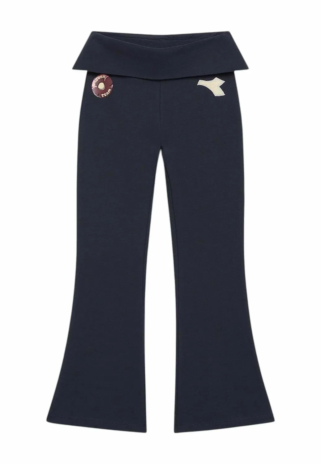 Panta jazz jg leg logo col 60065 - леггинсы - брюки Diadora, Blue — фото 3