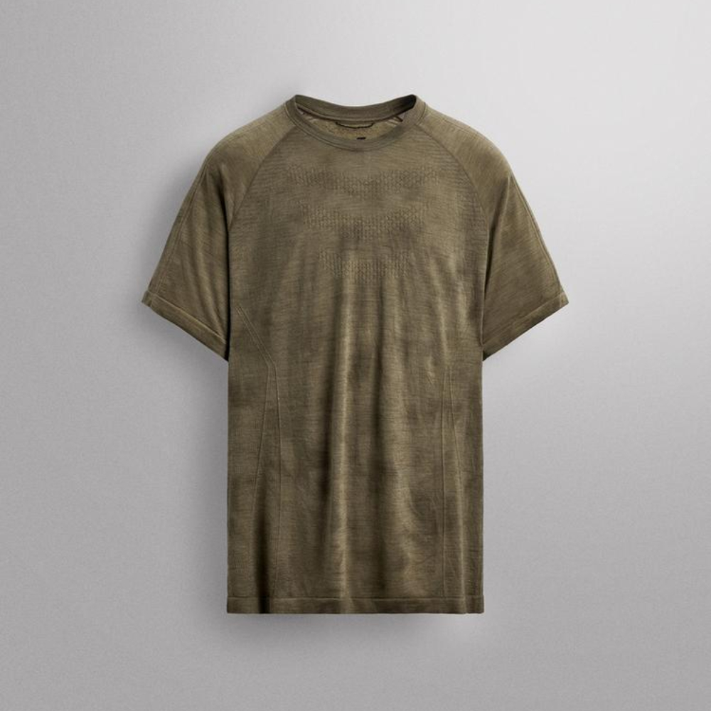 

Футболка Zara Wool Blend Base Layer, зеленый