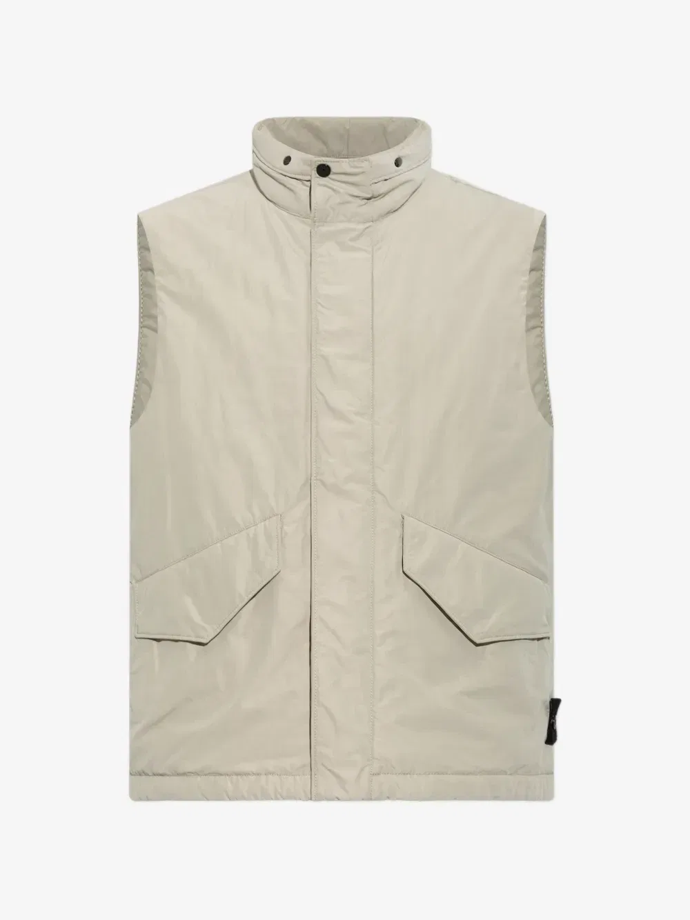 G100003 Жилет микро-твил Stone Island, бежевый