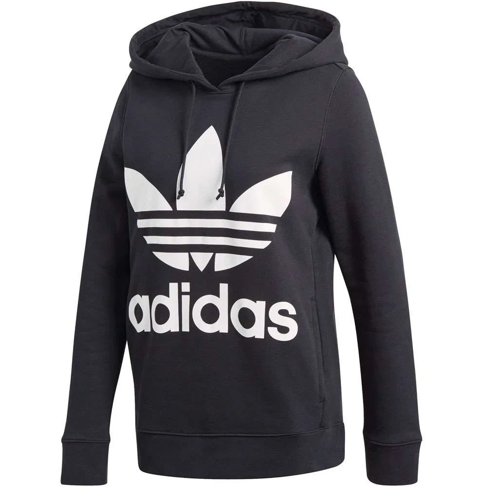 Худи Adidas Originals Trefoil, черный — фото 4
