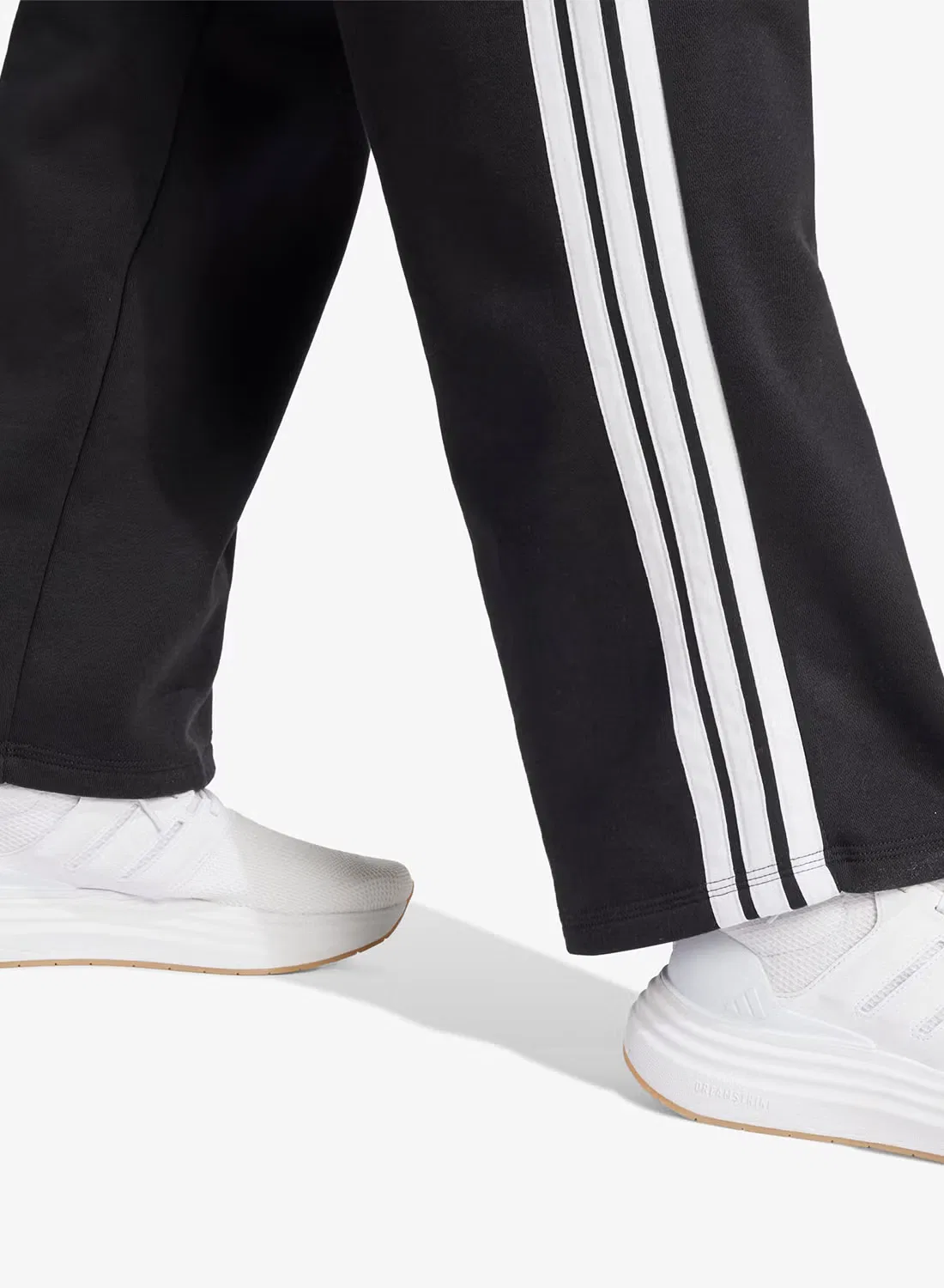 Джоггеры с открытым низом 3-Stripes Adidas, черный — фото 3