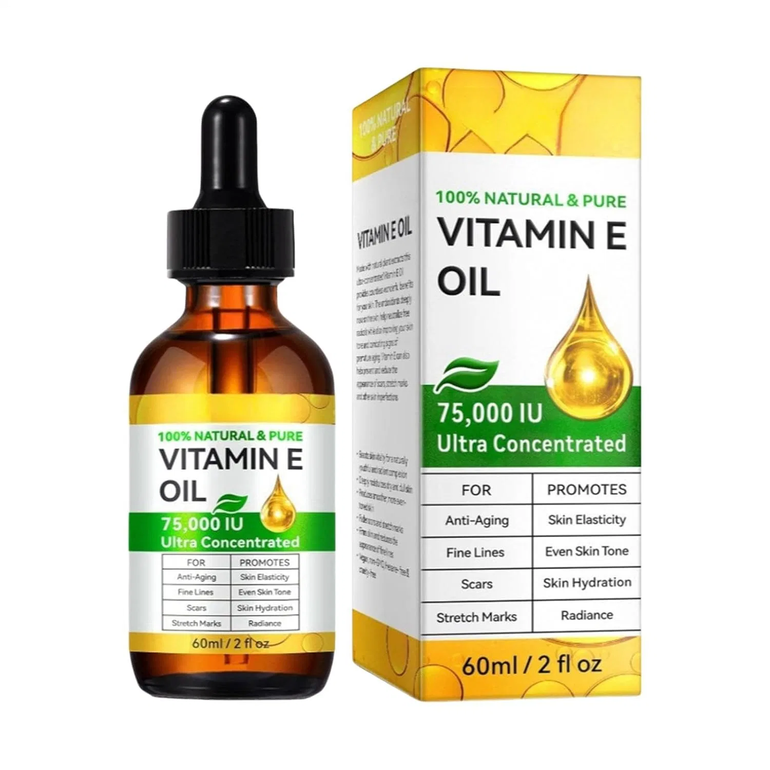 Масло для лица и тела увлажняющее осветляющее Pure Radiant Glow Formula для ухода за лицом, волосами, ногтями, кутикулой, шрамами и сухостью, 90 г Generisch