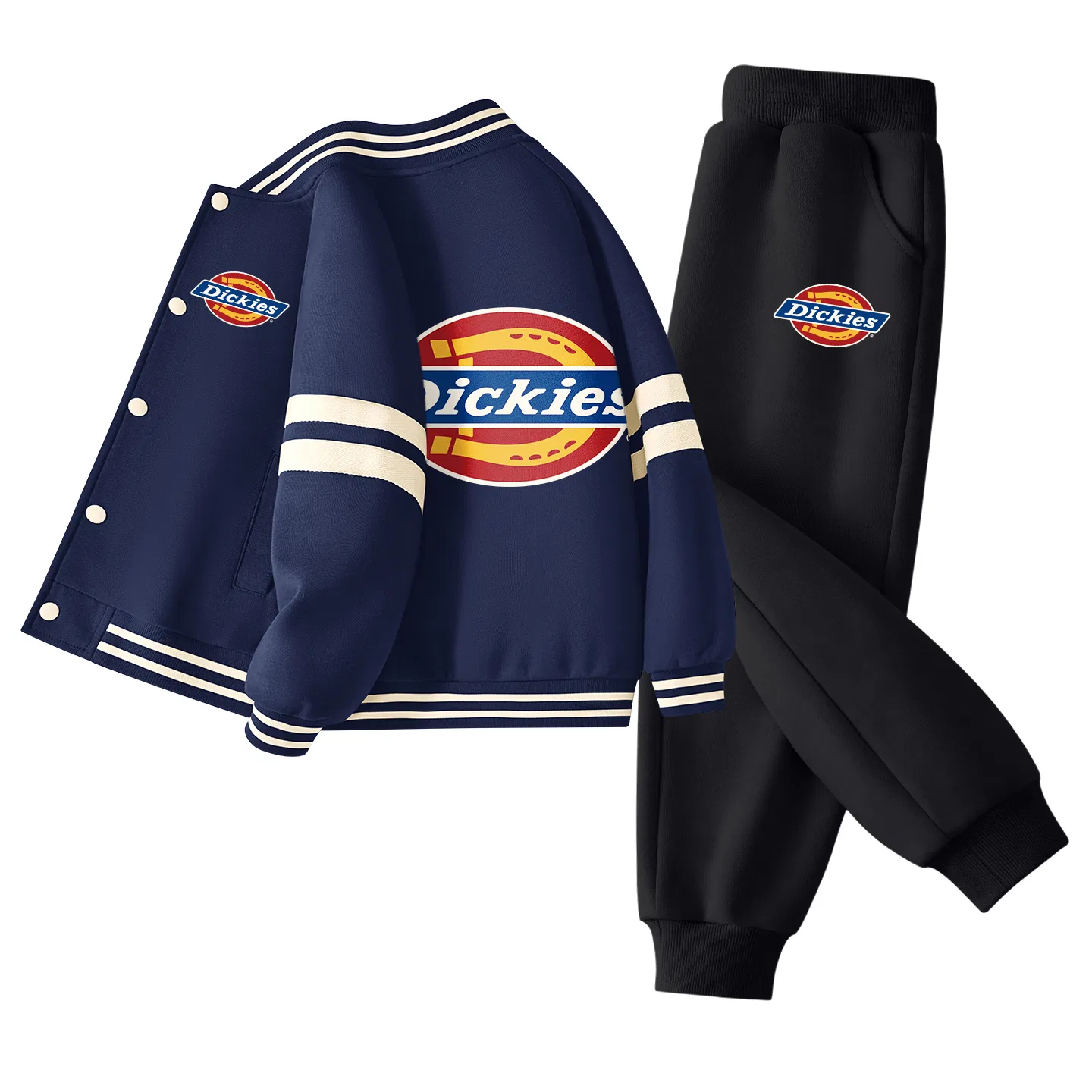Детский спортивный комплект из двух предметов в ретро-стиле Dickies, Navy Blue/Black