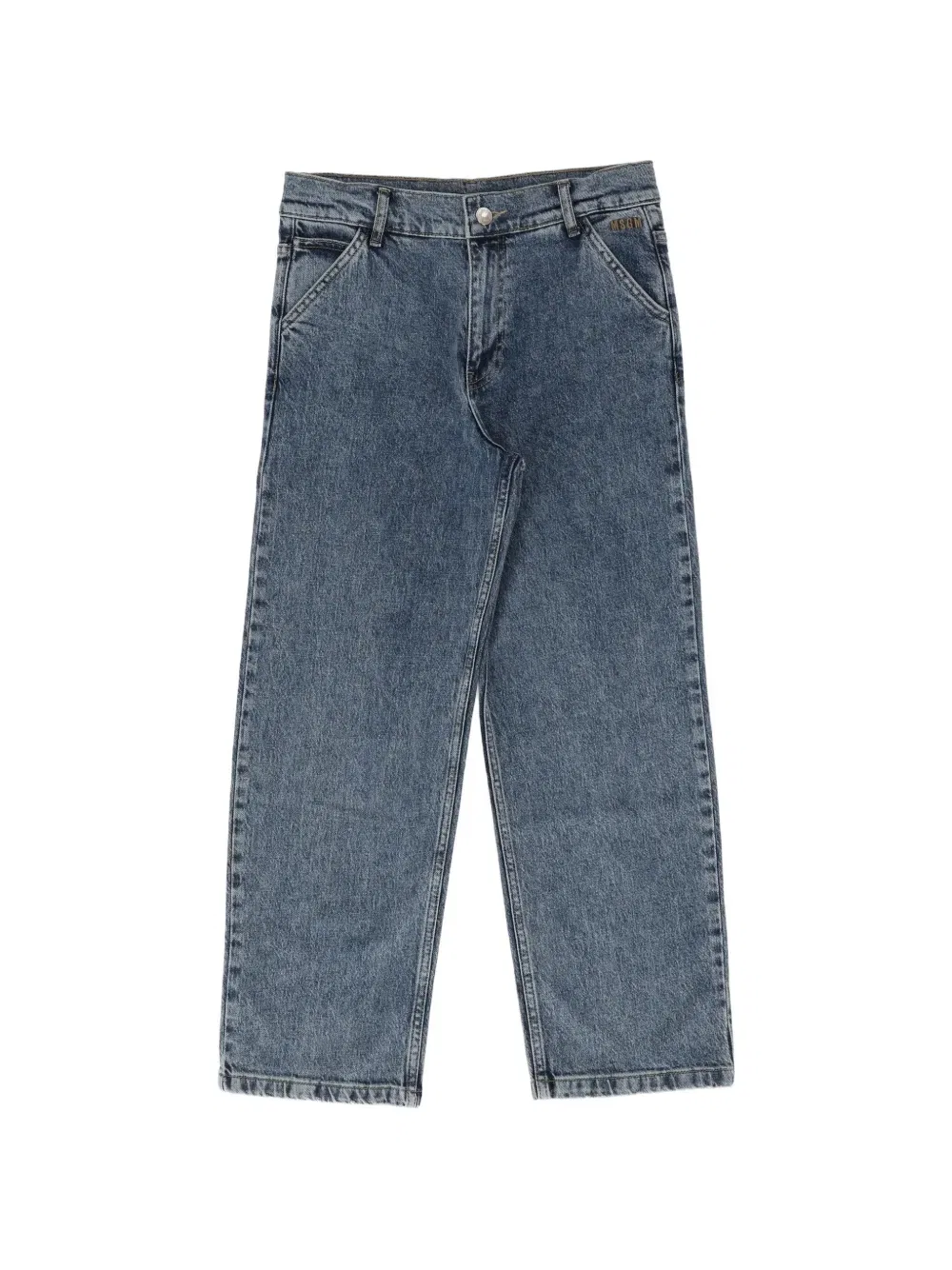 Джинсы Acid MSGM Kids, синий