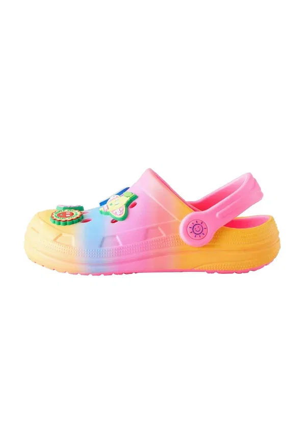 Сланцы Print Next, rainbow badge