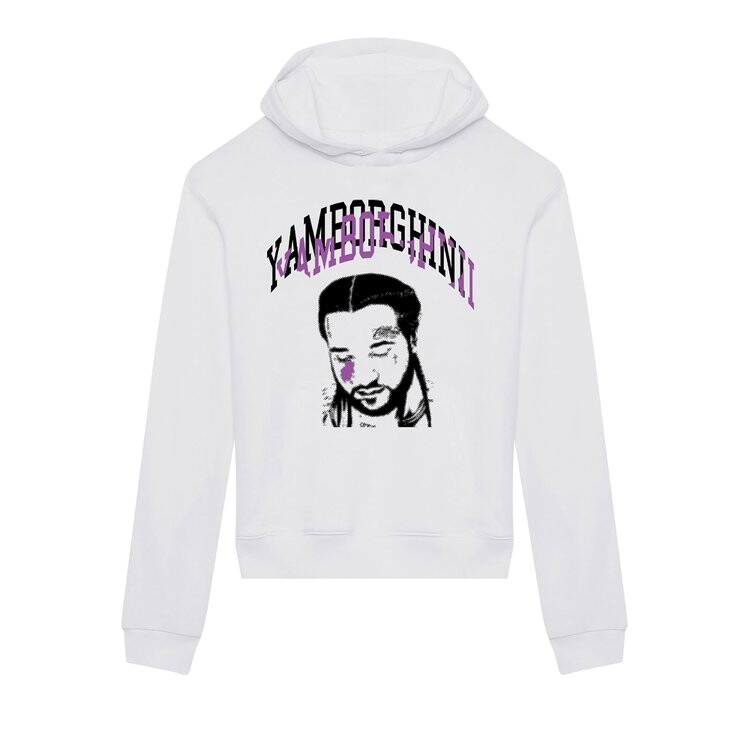 

Худи Yamborghini x Yams Day 2021 Icon Face Hoodie 'White', белый