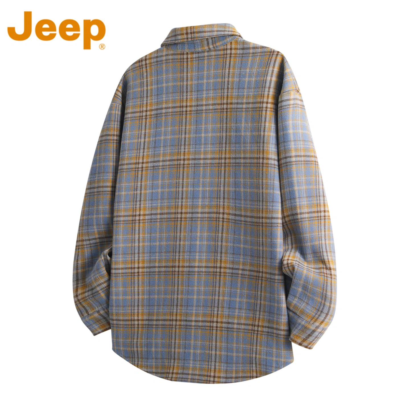 Детская рубашка в клетку Jeep, Yellow Plaid Color — фото 3