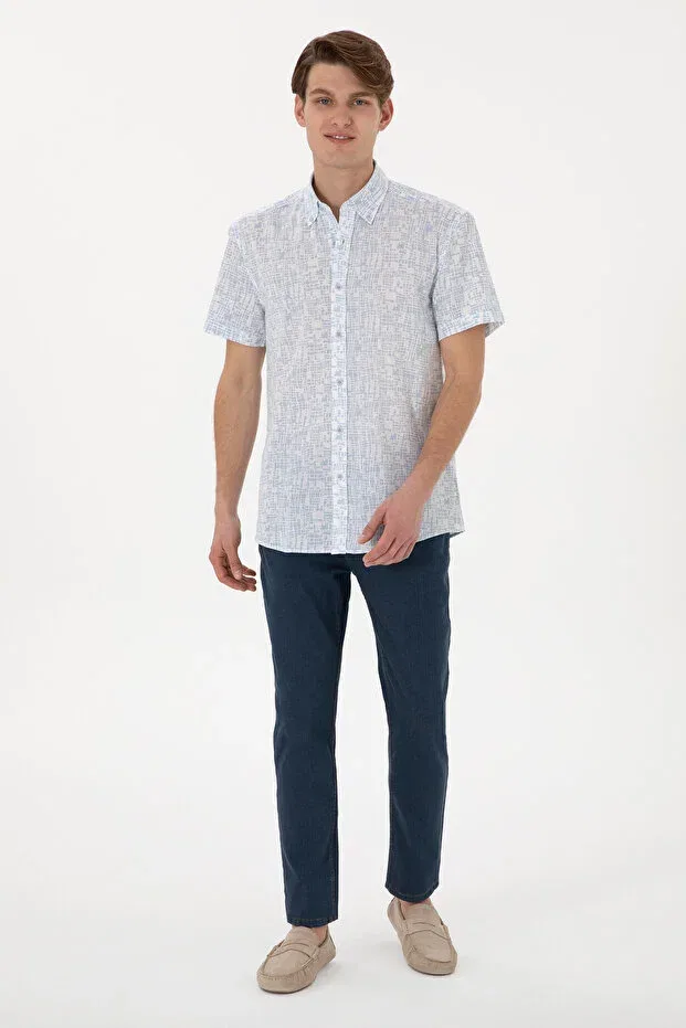 Мужские джинсы с принтом U.S. Polo Assn., Blue