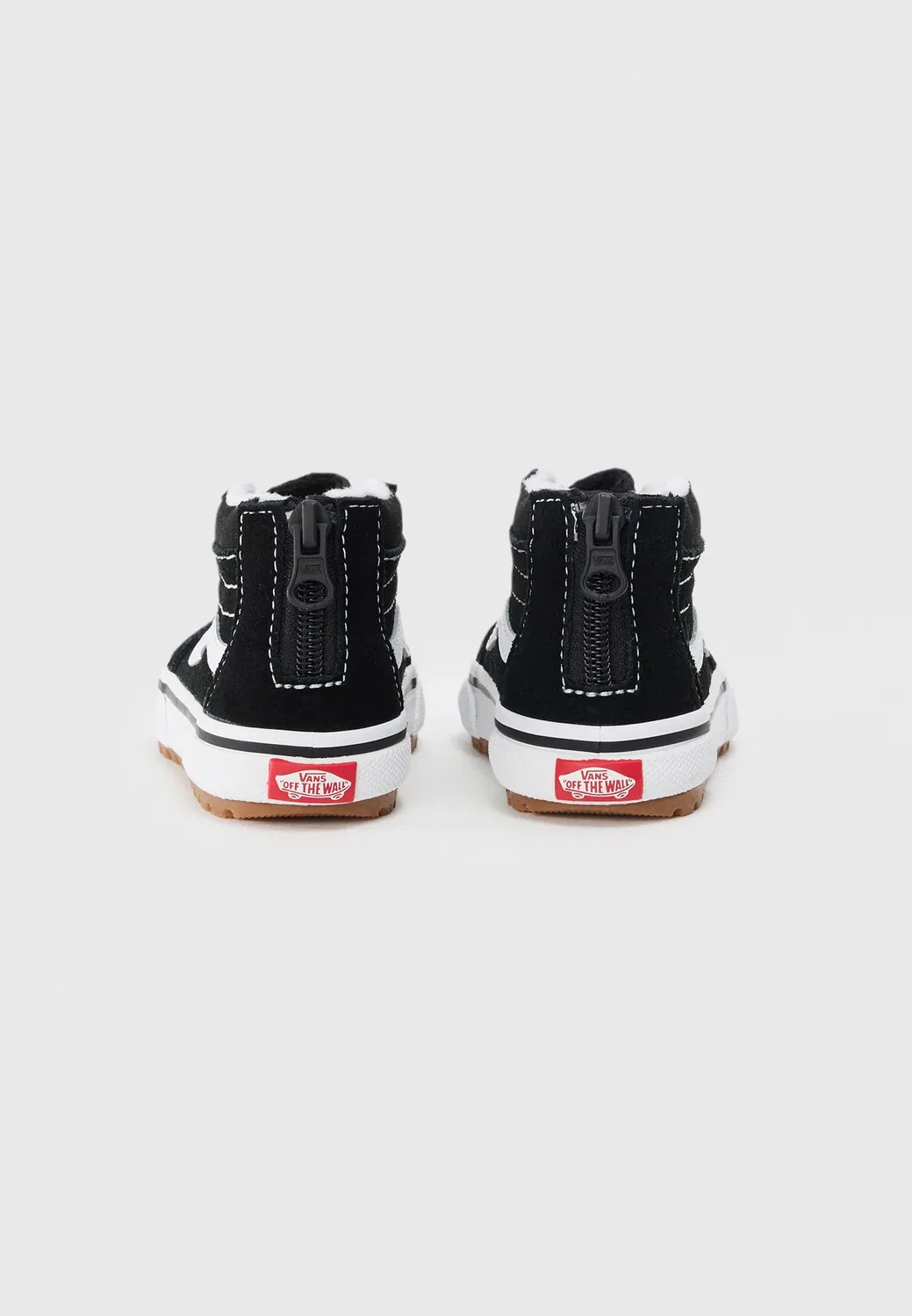 Унисекс - высокие кроссовки Vans, Black/White — фото 3