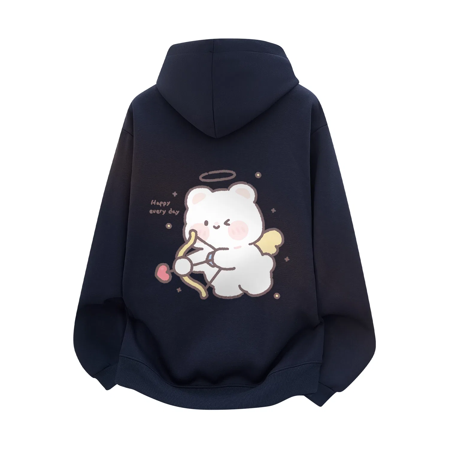 Детский свитшот унисекс с принтом Navy Blue (Angel Bear) Paul Costelloe