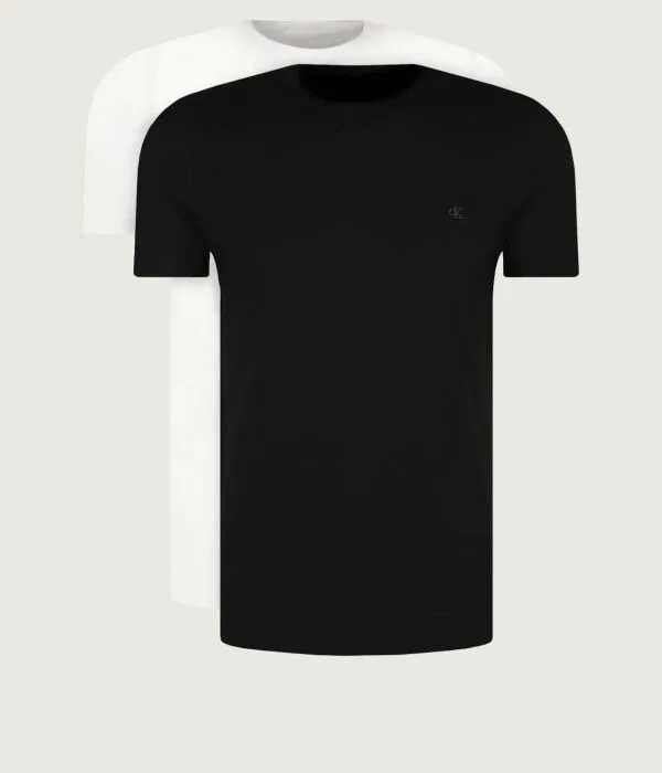 Мужской комплект футболок 2 штуки Calvin Klein, черный