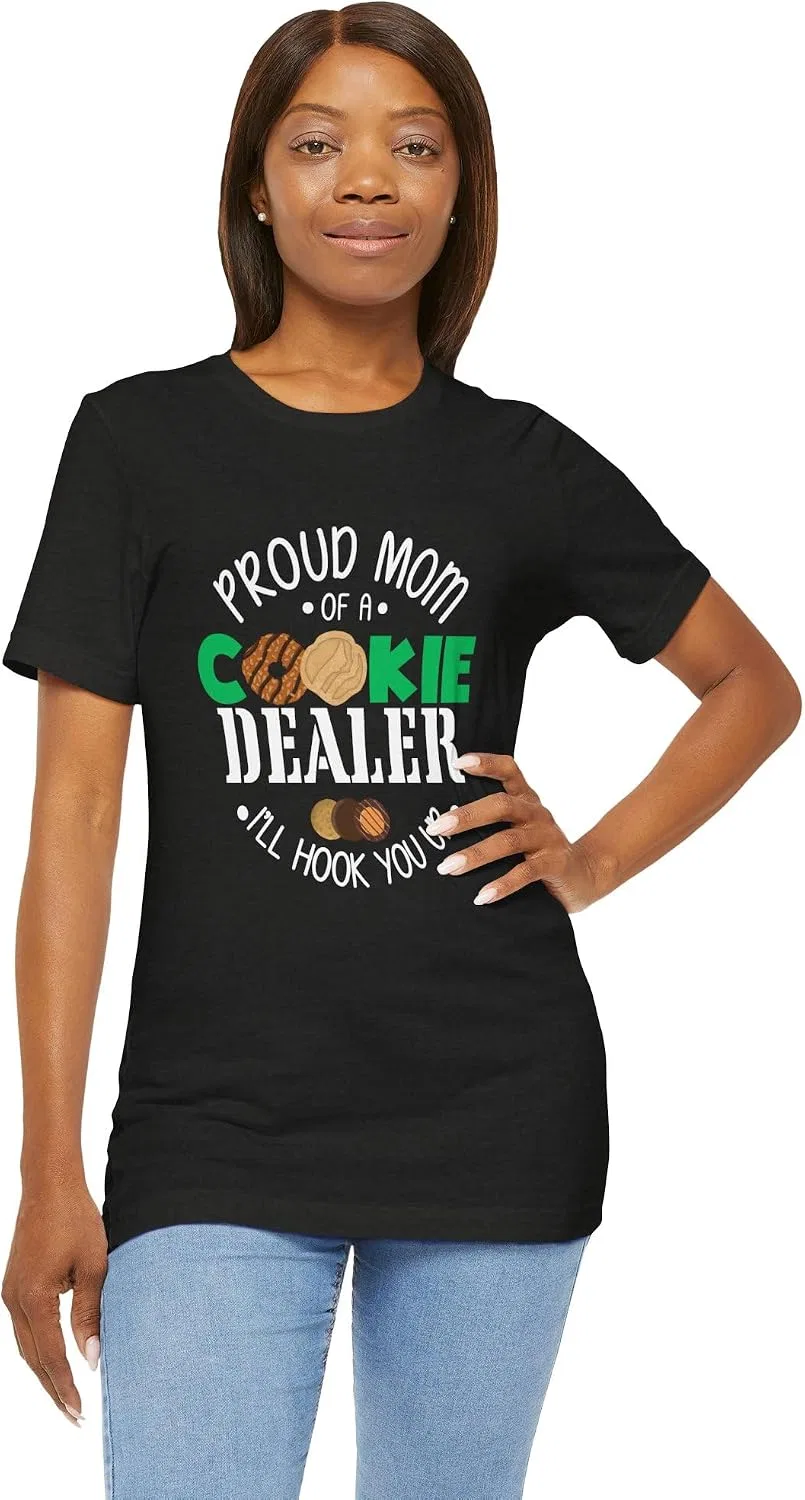Футболка с принтом Cookie Dealer Bella Canvas 3001, Black Heather — фото 4