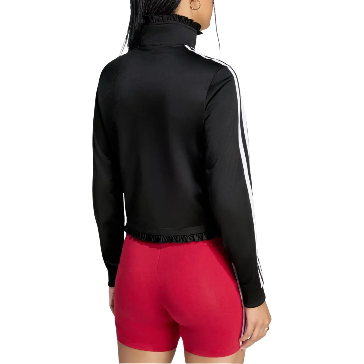 Женская куртка для тренировок Firebird Sports Jacket Asia Sizing 'Black' adidas, Black/White — фото 4