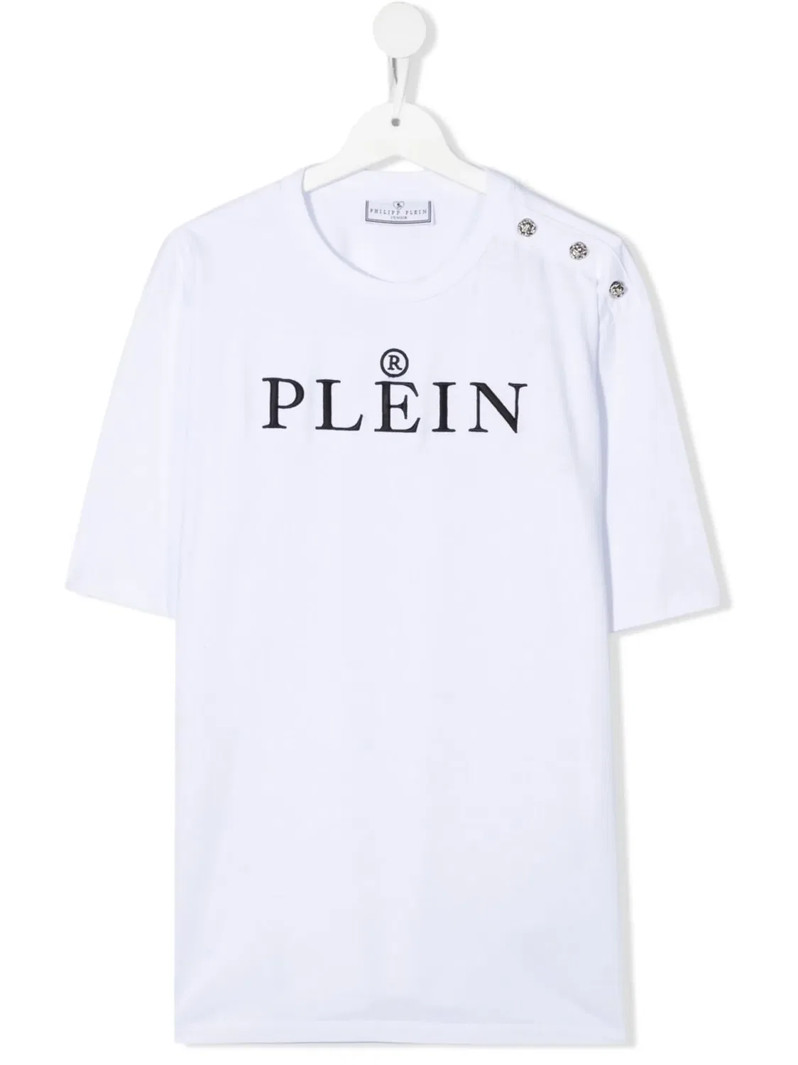 Футболка с логотипом на груди Philipp Plein, белый