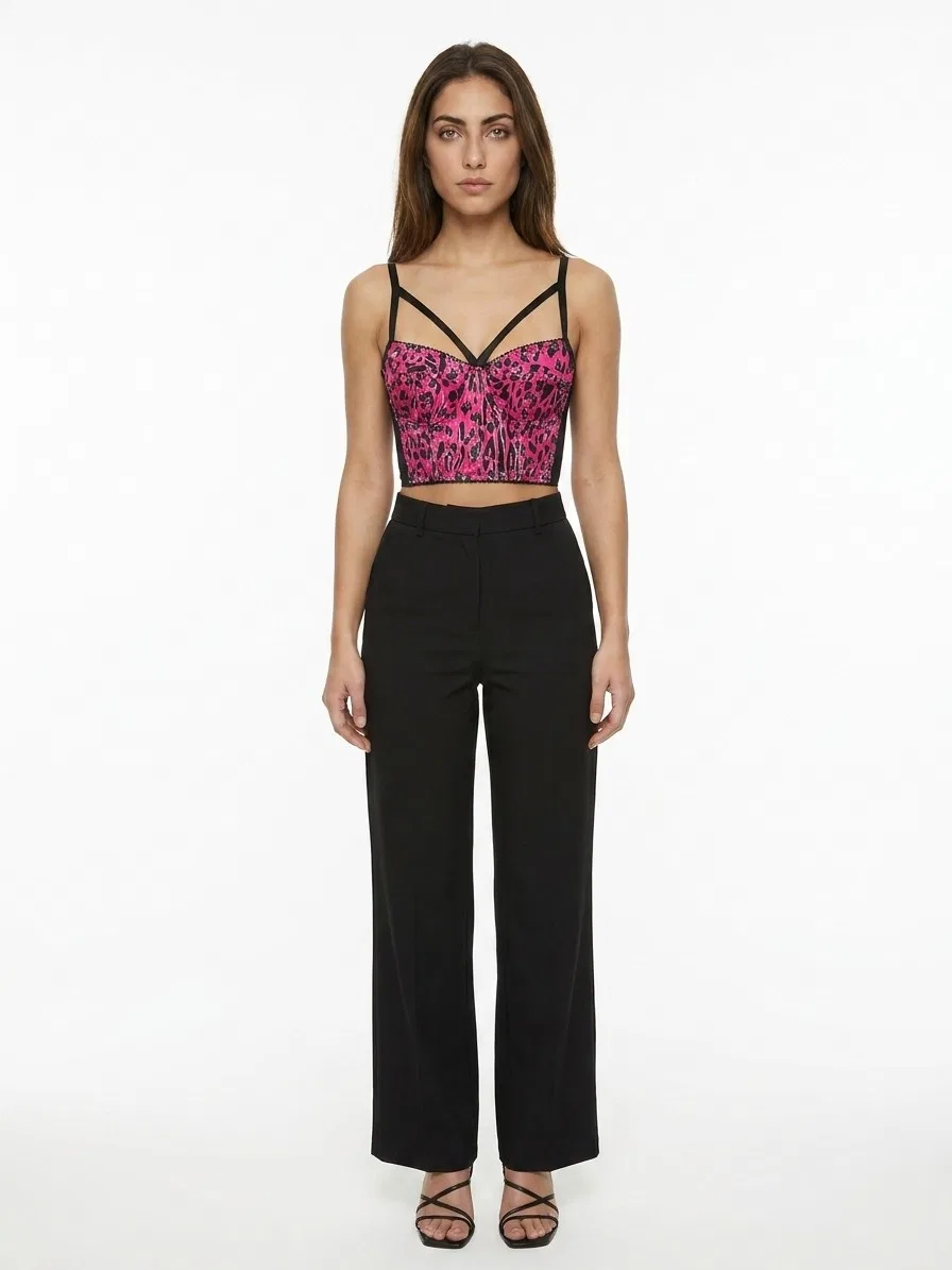 Женская футболка без рукавов Pink Elastane Sleeveles T-Shirt Dolce & Gabbana, Pink
