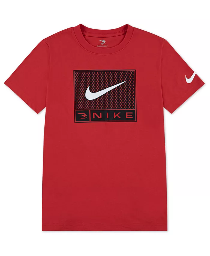 

Футболка с сетчатым принтом Big Boys Sport Nike 3BRAND by Russell Wilson, красный