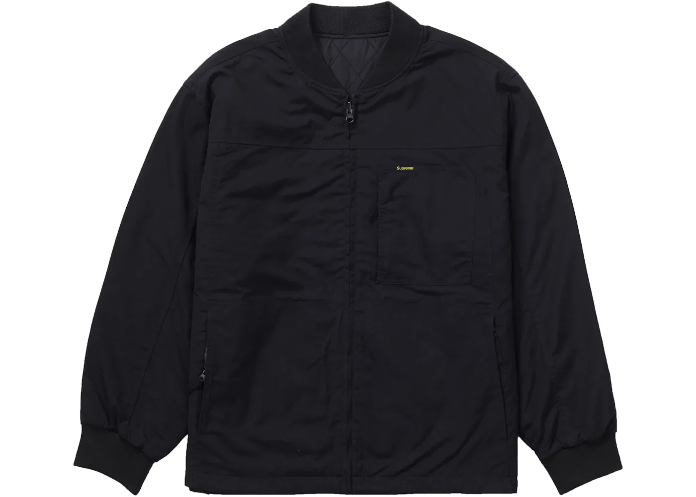 Мужская куртка с технологичной тканью Supreme Reversible Tech Work Jacket, Black