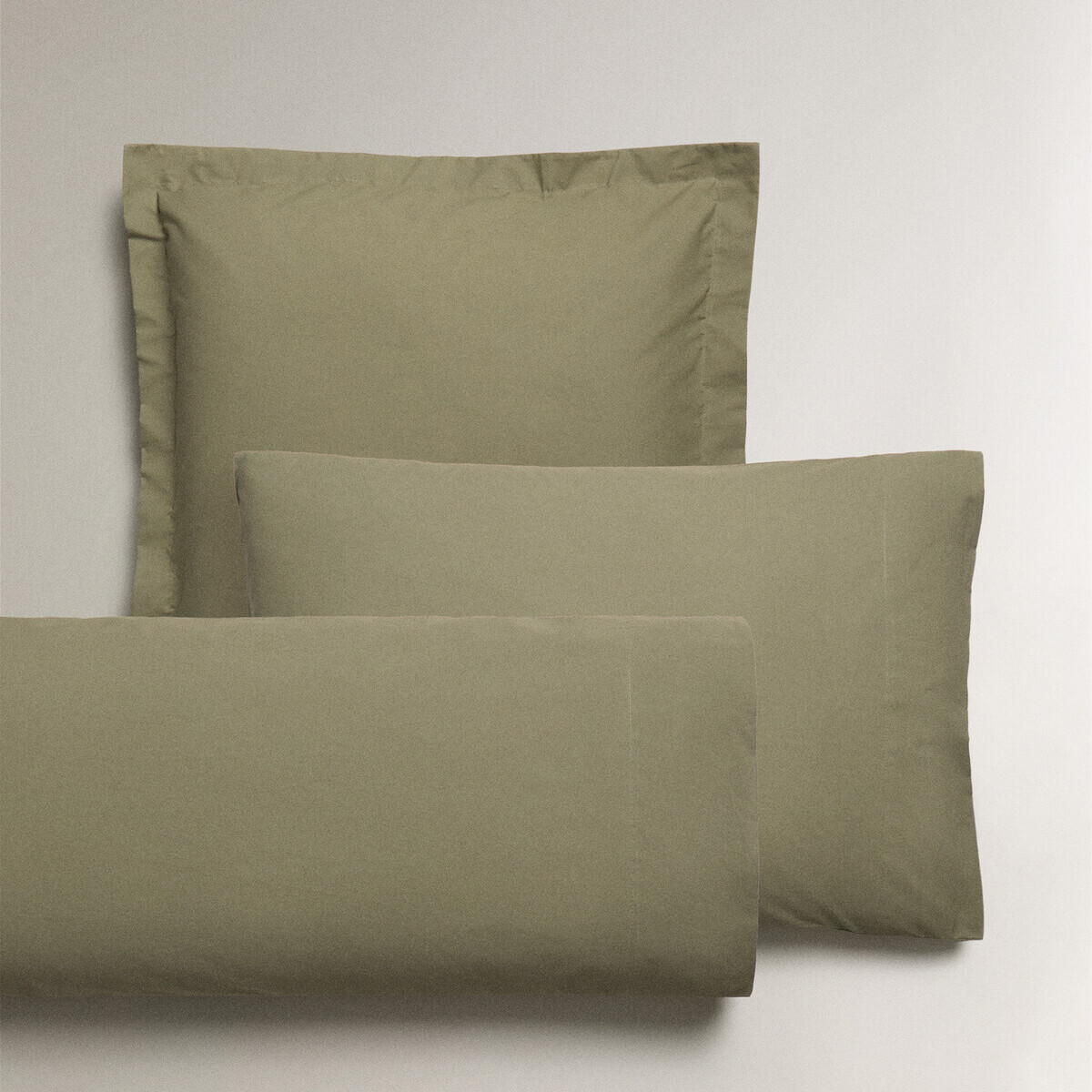 

Наволочка Zara Home Cotton Percale, 200 г/м², зеленый