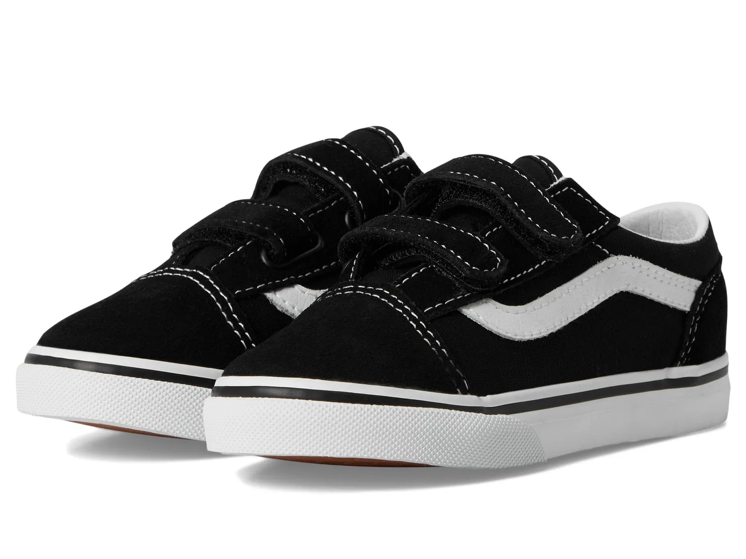 Кроссовки Old Skool V (для младенцев и малышей) Vans Kids, Black — фото 2
