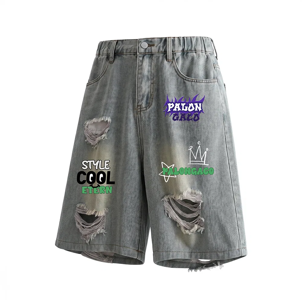 Детские джинсовые шорты прямого кроя Vintage Blue PAL ONGACO