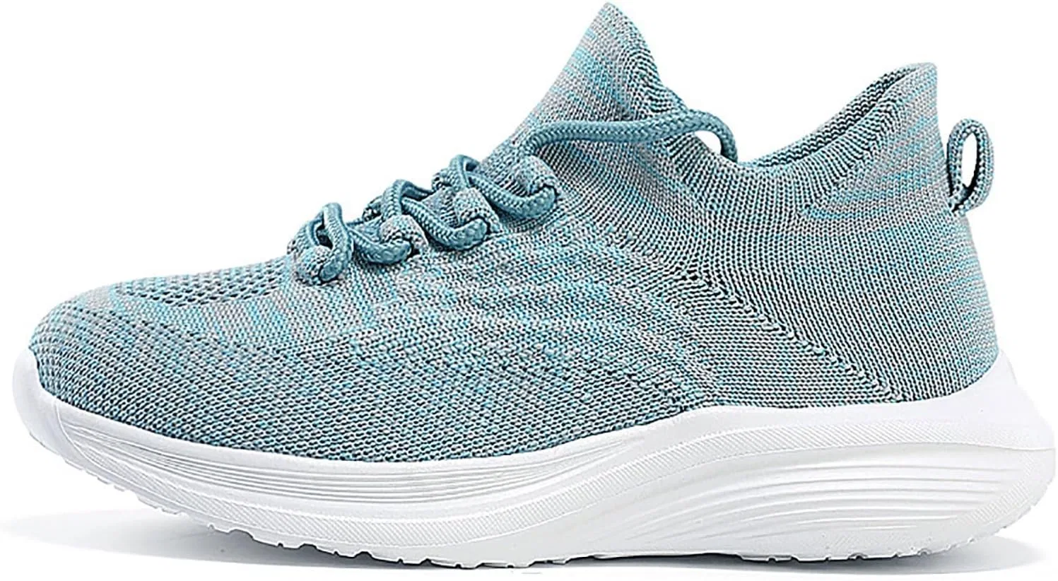 Детские дышащие кроссовки с сеткой для мальчиков и девочек, Light Blue — фото 4