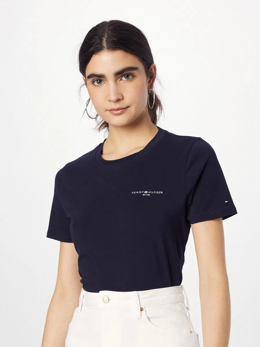 Футболка TOMMY HILFIGER '1985' цвета "ночной синий" — фото 3