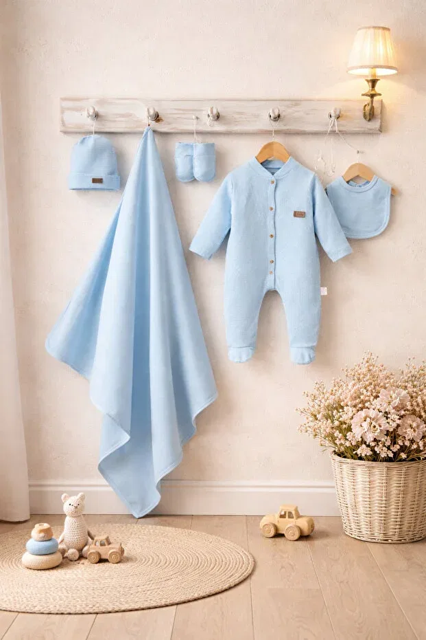 Детский комбинезон для мальчиков с принтом Arin Baby, Blue — фото 2