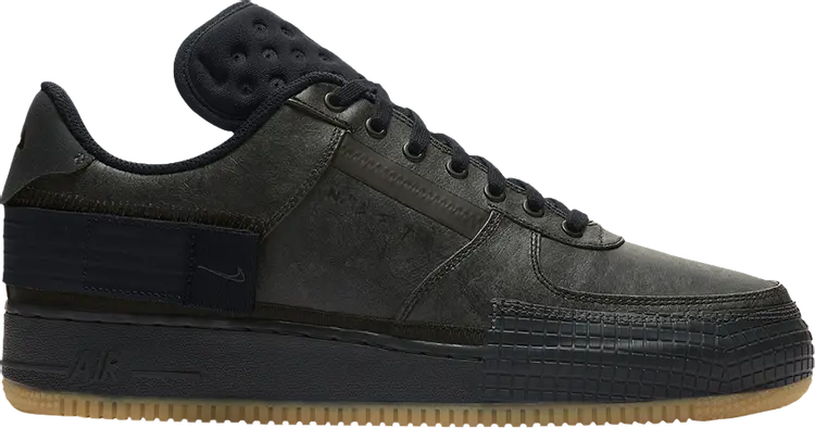 

Кроссовки Nike Air Force 1 Type 'Black Gum', черный, Черный;серый, Кроссовки Nike Air Force 1 Type 'Black Gum', черный