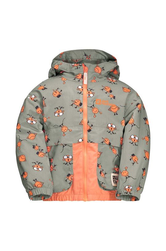 

Jack Wolfskin Детский дождевик SMILEYWORLD AOP, серый