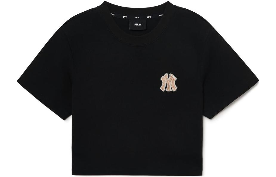 

MLB Футболка женская черная, Черный, MLB Футболка женская черная