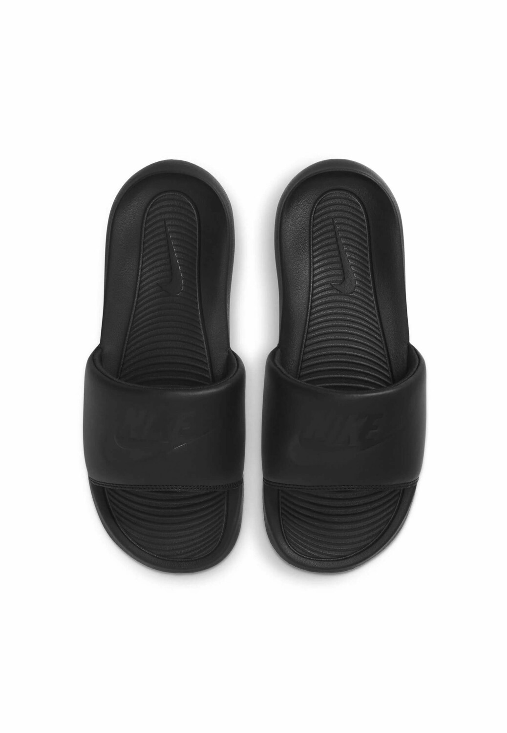 Шлепанцы на плоской подошве Унисекс Nike Sportswear Victori One Slide, черный — фото 3